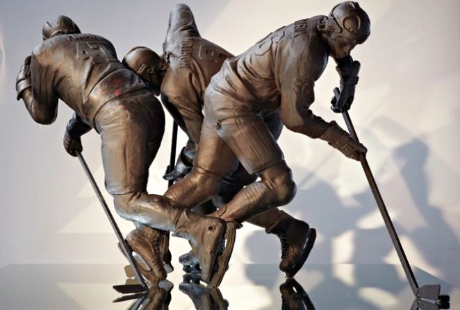 Scansite 3D scanning, replication, enlarging and reducing for 3D Art Sculpture and Foundry of Bruce Wolfe bronze statue Bronze statue, “Le Magnifique” by sculptor Bruce Wolfe in studio
