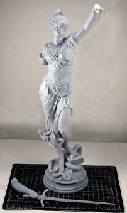 3D Printing Services and Digital Reduction of Lady Justice Sculpture by San Francisco Bay Area company Scansite 3D 3D Printing and Digital Reduction of Lady Justice Sculpture