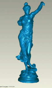 3D Printing Services and Digital Reduction of Lady Justice Sculpture by San Francisco Bay Area company Scansite 3D 3D Printing and Digital Reduction of Lady Justice Sculpture