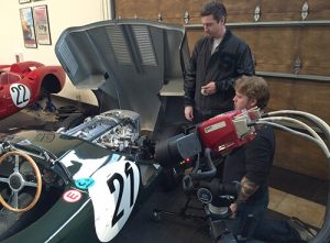 3D scanning 1953 Jaguar C-Type with an ATOS 3D scanner 3D scanning 1953 Jaguar C-Type with an ATOS 3D scanner